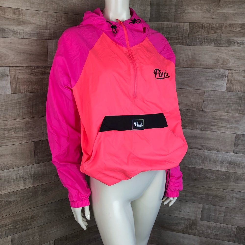 Victoria’s Secret Pink Pullover Neon Size Large